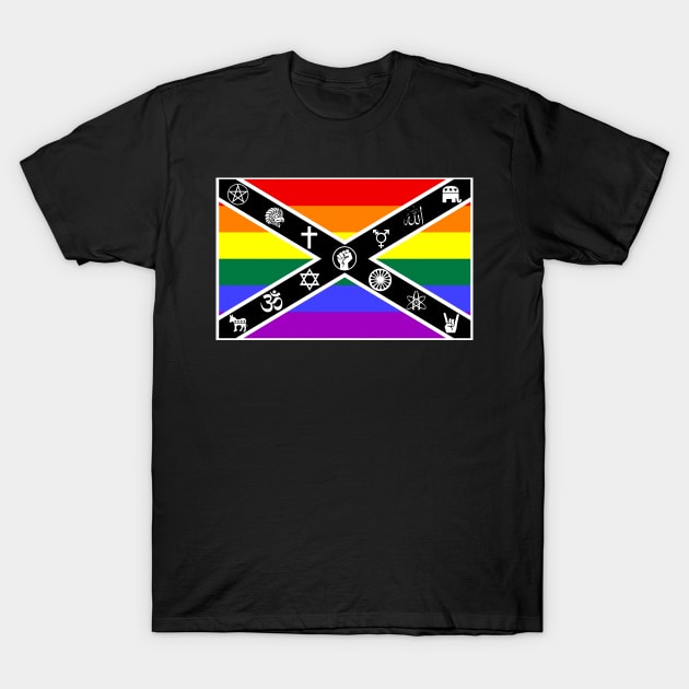 True Rebel Flag T-Shirt by willblackb4